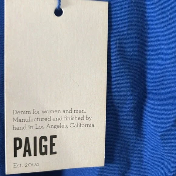 New with Paige Jeans Men’s Normandie Jean in Blue